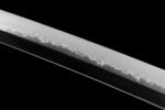 Japanese Shinken Katana Clay Tempered Maru Blade Choji Hamon Sword 雲龍拵 - 图片 6