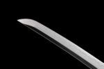Clay Tempered Full Tang Shinken (真剣) | Japanese Wakizashi: T-10 Steel Maru Blade Tsunami kashirae (津波拵) - 图片 2