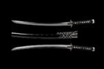 Clay Tempered Full Tang Shinken (真剣) | Japanese Wakizashi: T-10 Steel Maru Blade Tsunami kashirae (津波拵) - 图片 11