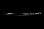 Clay Tempered Full Tang Shinken (真剣) | Japanese Wakizashi: T-10 Steel Maru Blade Tsunami kashirae (津波拵) - 图片 12